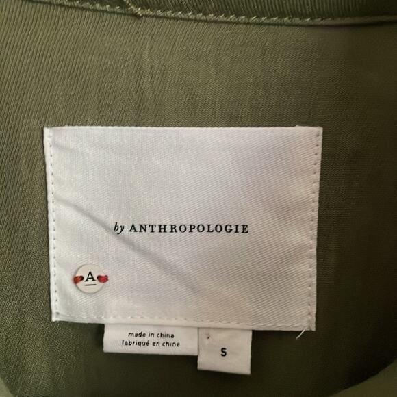 By Anthropologie Oversized Utility Jacket Moss - Picture 7 of 15